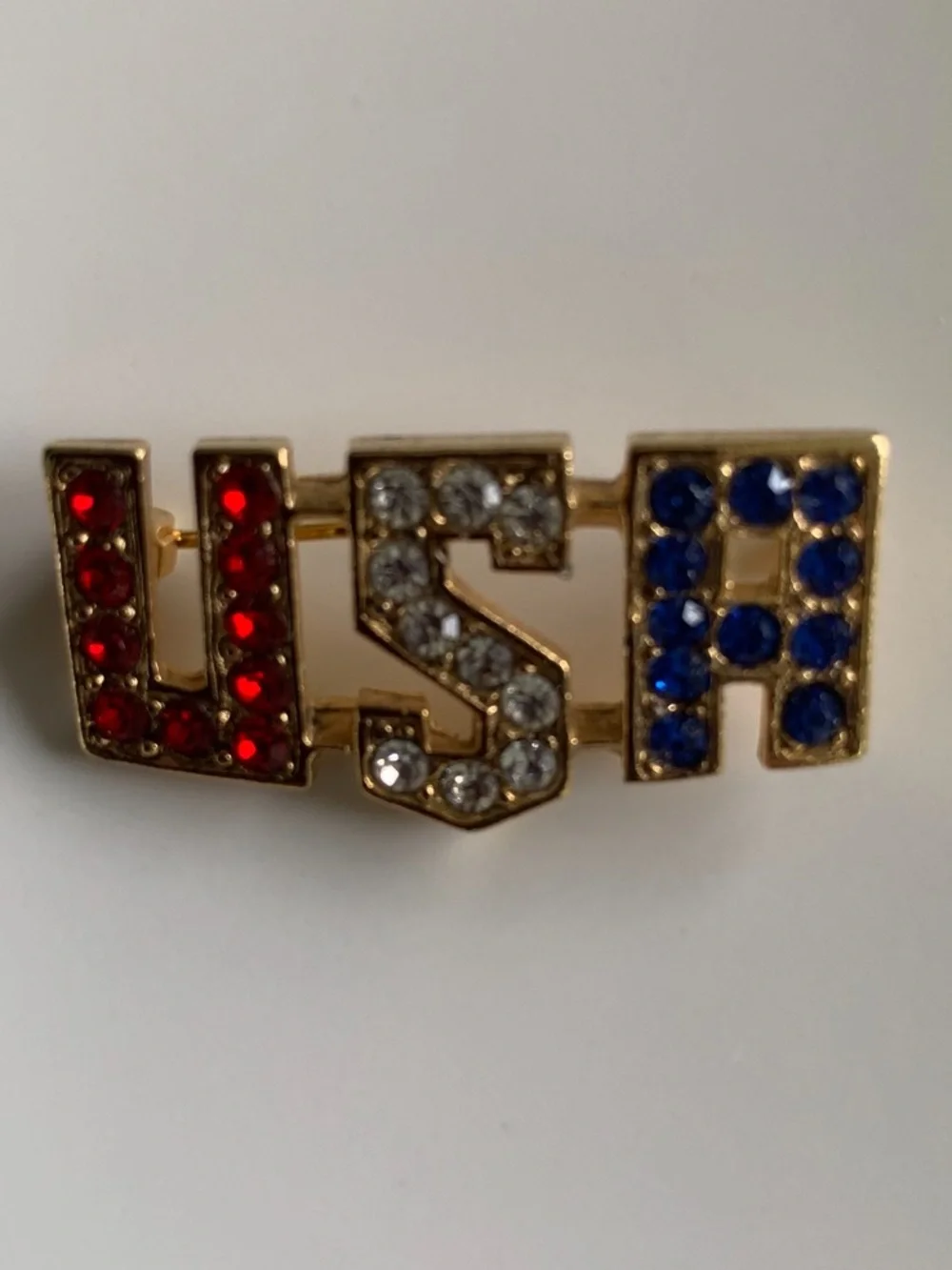 Patriotic USA Flag Pin Trio
